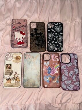 iphone 11 pro max bundle of 7 phone cases! super cute